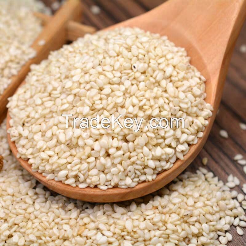 HEALTHY HULLED WHITE SESAME SEEDS AVAILABLE
