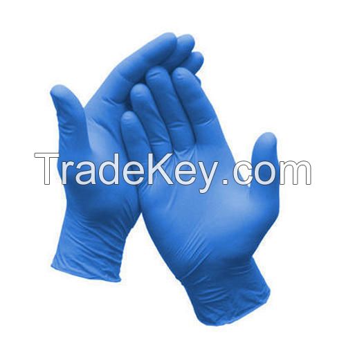 CHEAP BLUE POWDER-FREE VINYL/NITRILE DISPOSABLE GLOVES