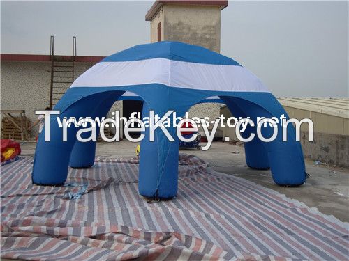 Outdoor Grey Inflatable Canopy,Spider Pillars Inflatable Dome Tent