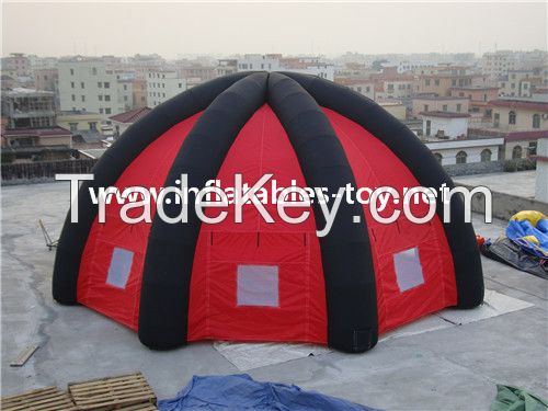 Outdoor Grey Inflatable Canopy,Spider Pillars Inflatable Dome Tent