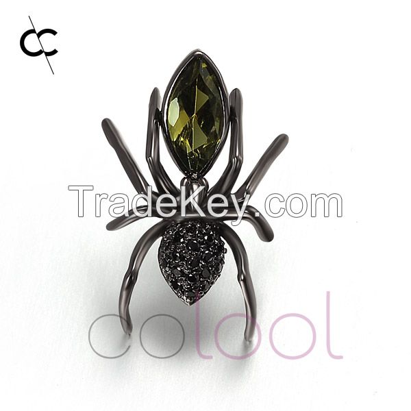 SPIDER BROOCH EARRINGS 