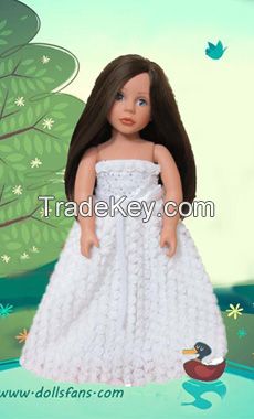 flower party dress fits 18 inch dolls