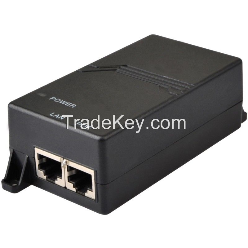 PoE Adapter 48V0.5A Gigabit For WLAN Router/ Wireless AP/CCTV Camera