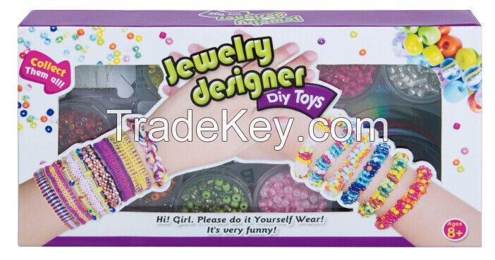 New! Do-It-Yourself Wear! DIY Toys W/ Assorted Beads and Charms, String