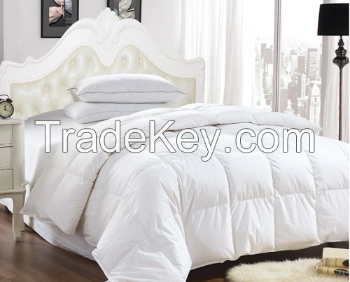 300TC 100% Cotton White Goose Down Hotel Duvet 