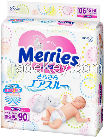 Merries baby diapers / nappies