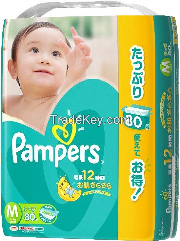 Pampers baby diapers / nappies