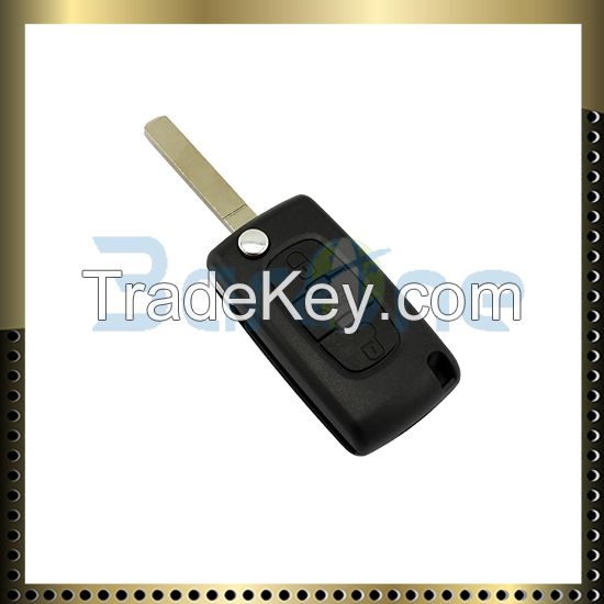 3 button car key shell for Peugeot