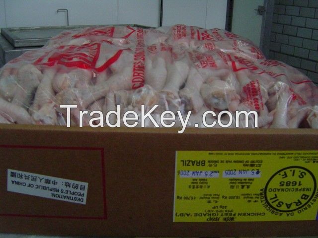 Grade A Frozen Chicken Feet / Paws /breast / thighs/ drumstick/ leg quatars  /wings from Brazil