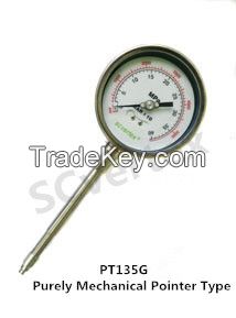 PT135G Purely Mechanical Pointer Type Melt Pressure Gauge