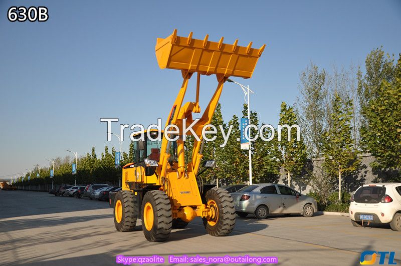 wheel loader for sale 630B with 3000kg rated load with CE mark