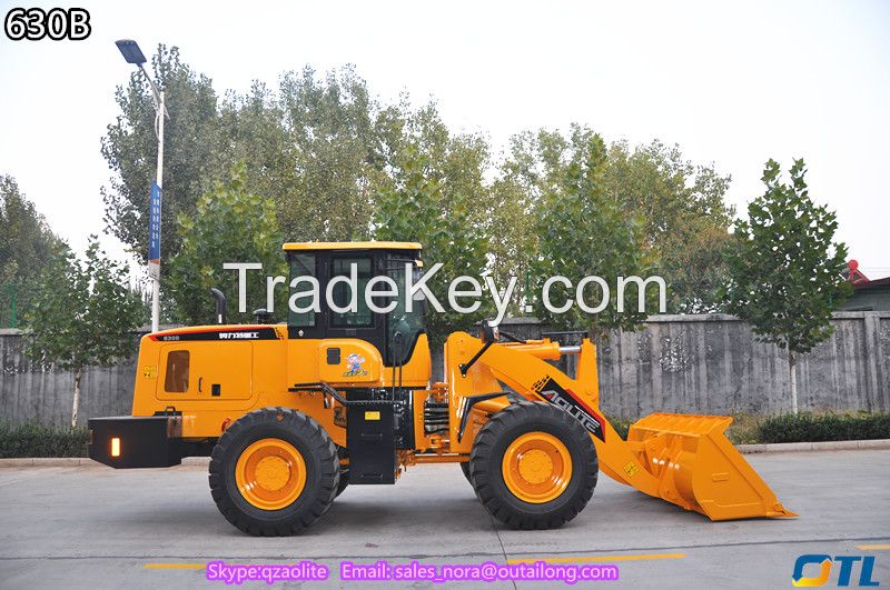 wheel loader price 630B with 3000kg rated load with CE mark