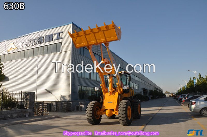 wheel loader for sale 630B with 3000kg rated load with CE mark