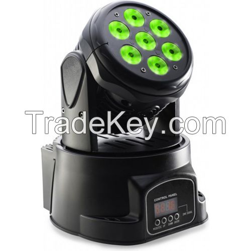 7PCS RGBW 4in1 LED Stage Light Moving Head