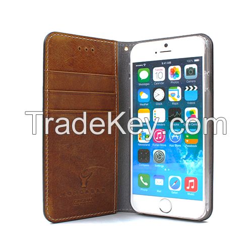 MONCABAS GENUINE LEATHER VINTAGE DIARY CASE