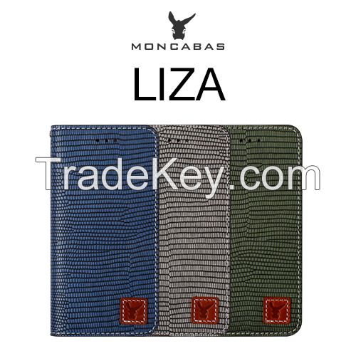 MONCABAS GENUINE LEATHER LIZA DIARY CASE