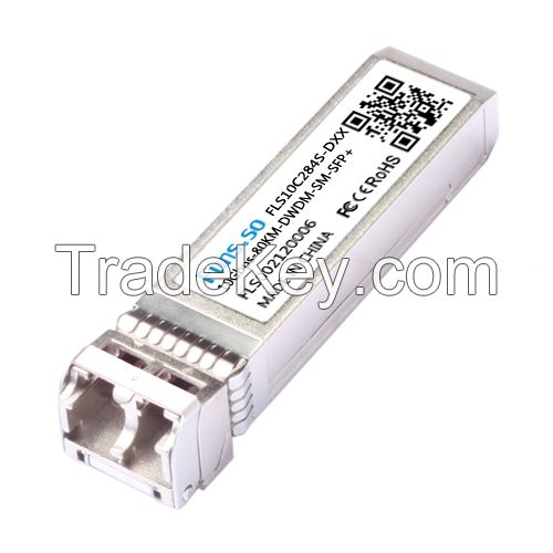 10Gbps-80KM-DWDM-SM-SFP+CDR optical transceiver