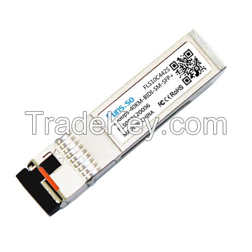 10Gbps-40KM-1330nm-BIDI-SM-SFP+ optical transceiver