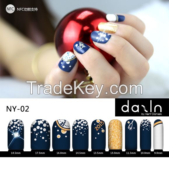 Dazln Nfc Finger Nail Dazzling(led) Stickers Set