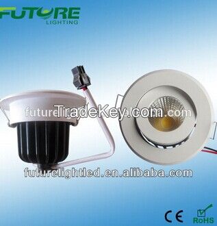 dimmable 9w led cob downlight