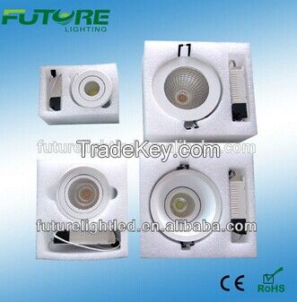 dimmable 9w led cob downlight