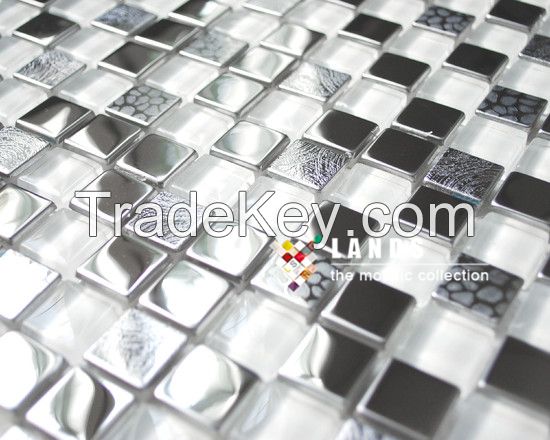 Stainless Steel Metal Mosaic Tiles LSMT001