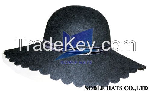 100% Wool Felt Floppy Hat