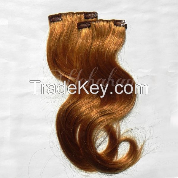 Wholesale Top Quality 100% Remy Hair Clip in Hair Extension