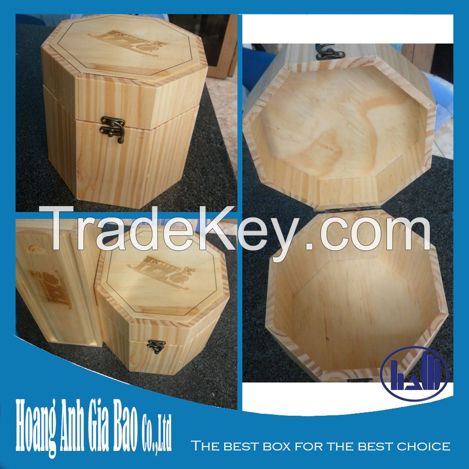 Wood tea box