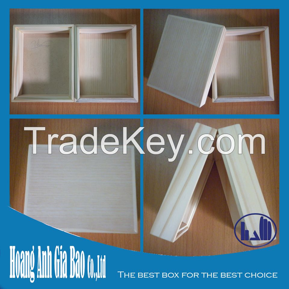 Wood tea box