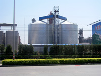 grain storage silos, elevators, conveyors