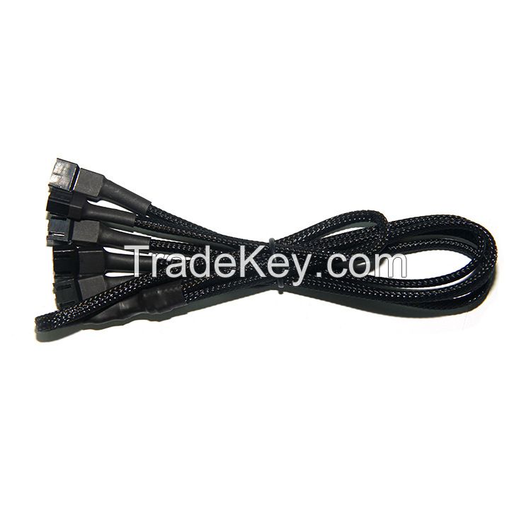 High quality ATX power sleeved PVC extention power cable