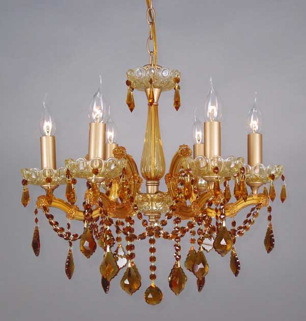 crystal chandelier (tawny crystal)