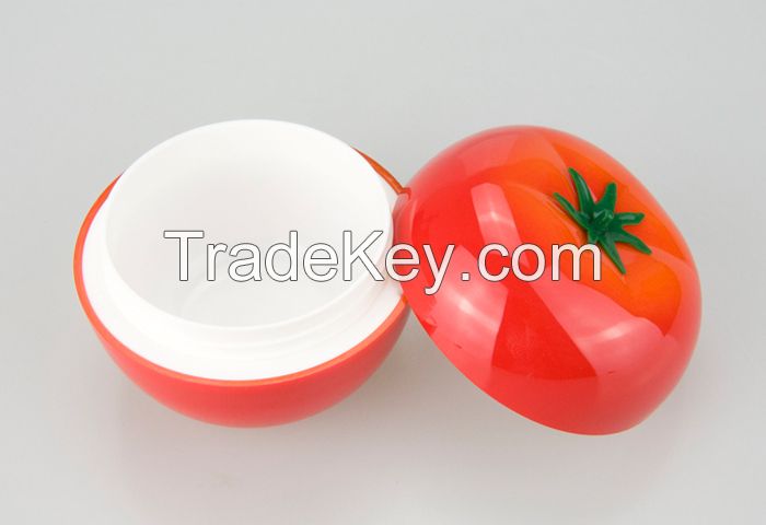 2016 new style tomato shape  cosmetics cream empty jar  face care container