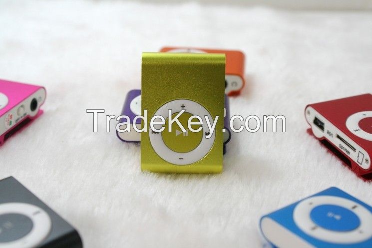 Support Mixed order! Colorful Sport Mini Clip MP3 Player mp3 with Earphones USB Cables Retail Boxes Support Micro TF Cards