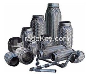 exhaust flexible pipes, metal hoses and corrugated pipes, etc.