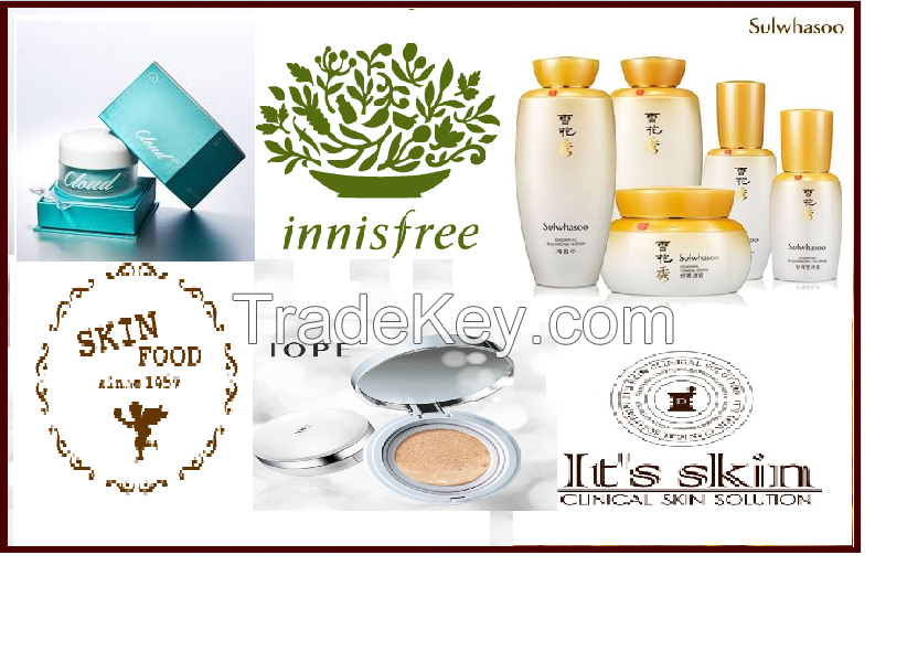 IT''S SKIN, SULHWASOO, INNISFREE, SKIN FOOD, MAYOO CLOUD