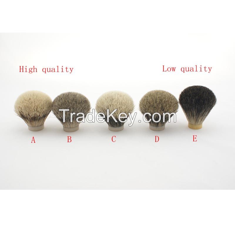 Badger hair shaving brush