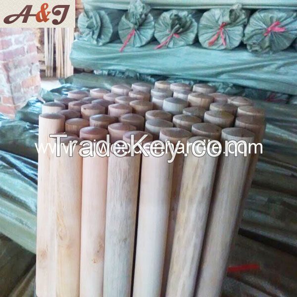 Natural wooden brush handle