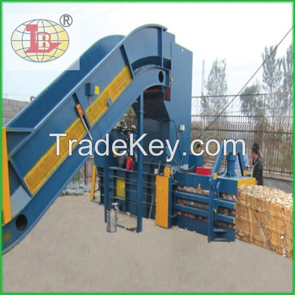 automatic baler for waste paper, cartons, cardboards