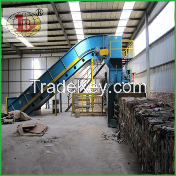 automatic waste paper/carton baler