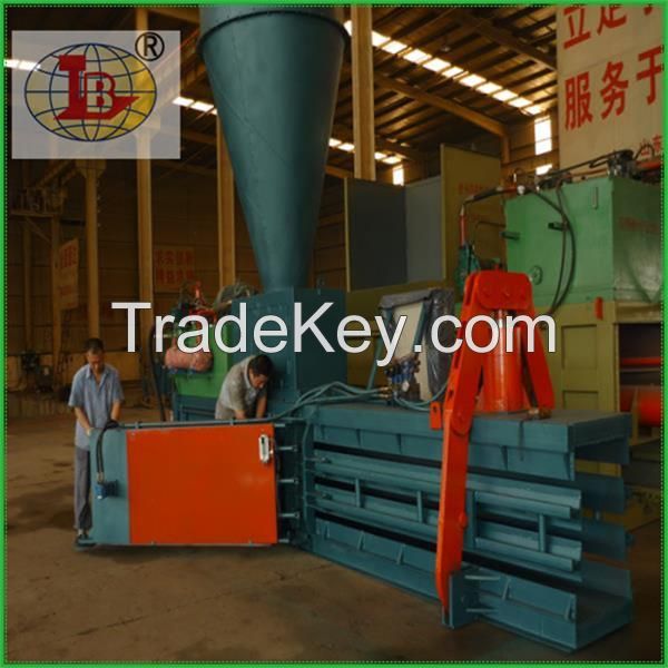 automatic waste paper baler with cyclone