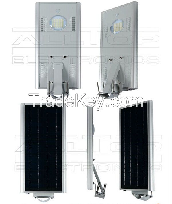 15w all in one/integrated solar led garden lights