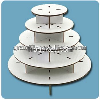 corrugate cake display stand