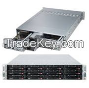 Supermicro SuperServer SYS-6027TR-D71RF+ Two Node Dual LGA2011 1280W 2U Rackmount Server Barebone System