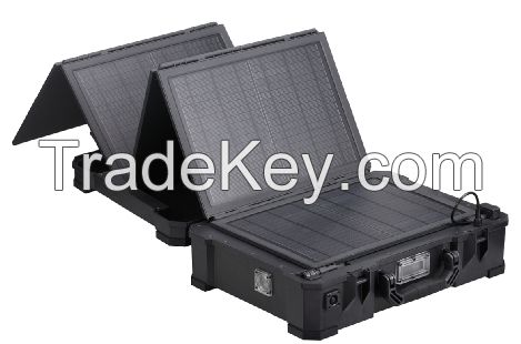 50W portable solar system generator