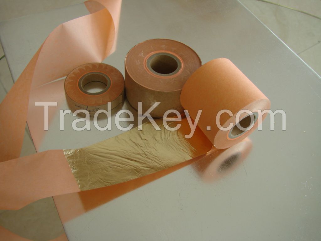 Bronze Foil Roll Imitation Gold Leaf Strip