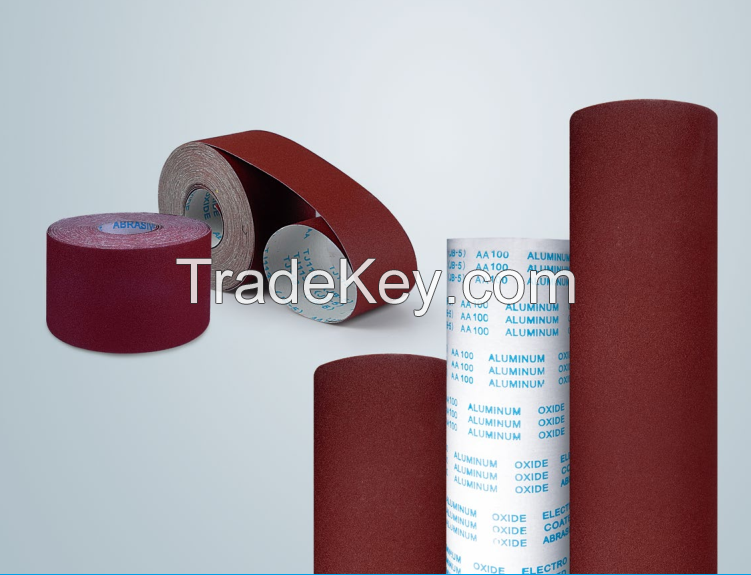 aluminium oxide abrasive cloth rolls in jumbo roll 