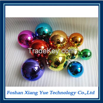 Christmas decoration colored drawing steel hollow ball