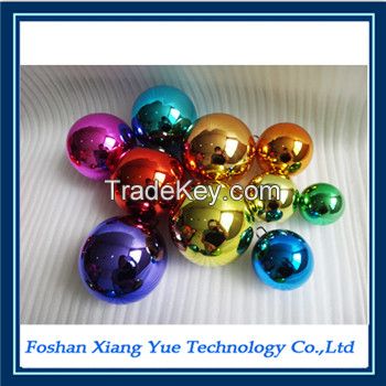 Christmas Decoration Colored Drawing Steel Hollow Ball